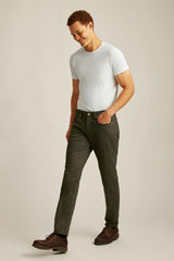 Italian Textured 5-Pocket Pants