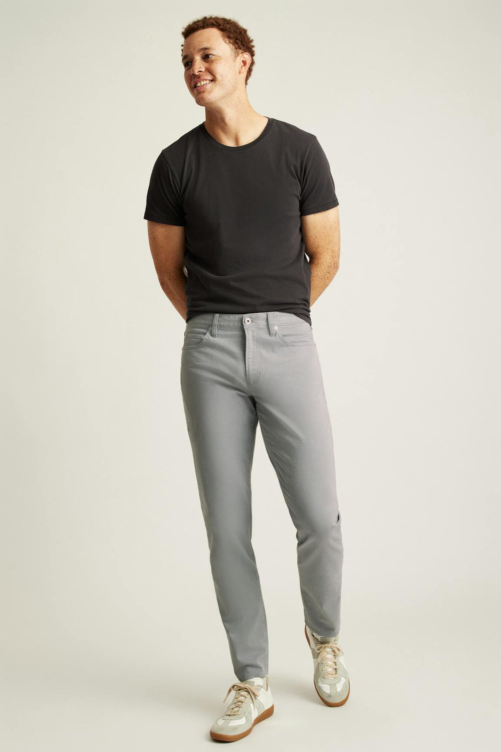 Italian Brushed 5-Pocket Pants