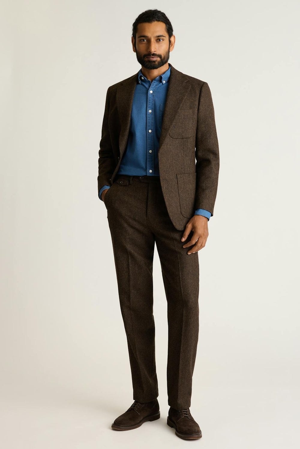 Jetsetter British Tweed Dress Pant