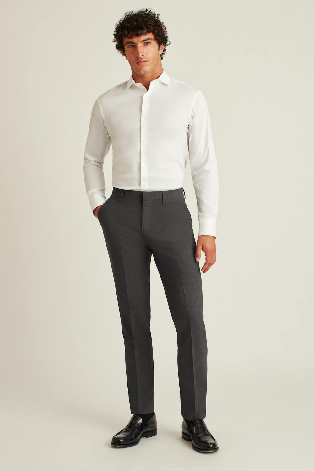 Italian Stretch Wool Dress Pants