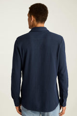 Waffle Button Down Shirt