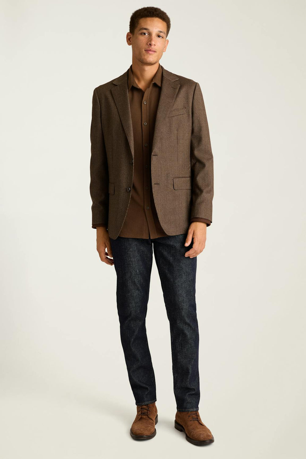 Waffle Button Down Shirt