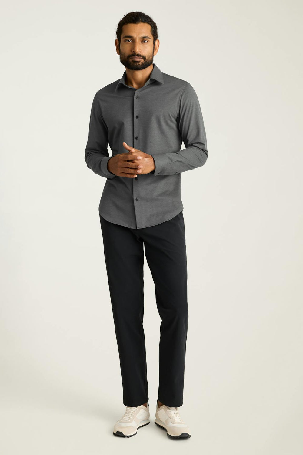 Tech Pique Button Down Shirt