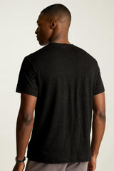 Linen Crew Neck Tee