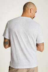 Linen Crew Neck Tee