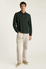 Refined Long Sleeve Polo