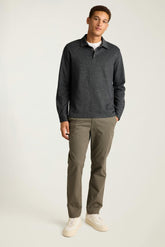 Refined Long Sleeve Polo