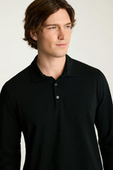 Organic Cotton Long Sleeve Polo