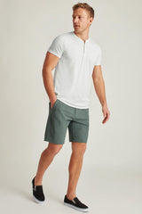 Pima Performance Short Sleeve Henley