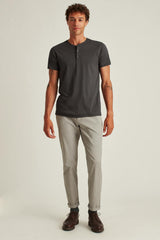 Pima Performance Short Sleeve Henley