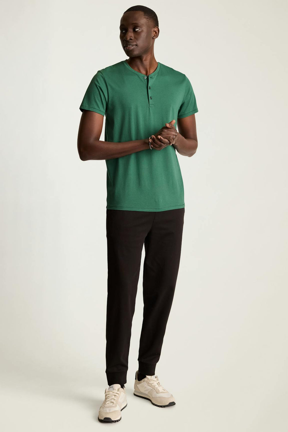 Pima Performance Short Sleeve Henley