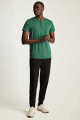 Pima Performance Short Sleeve Henley