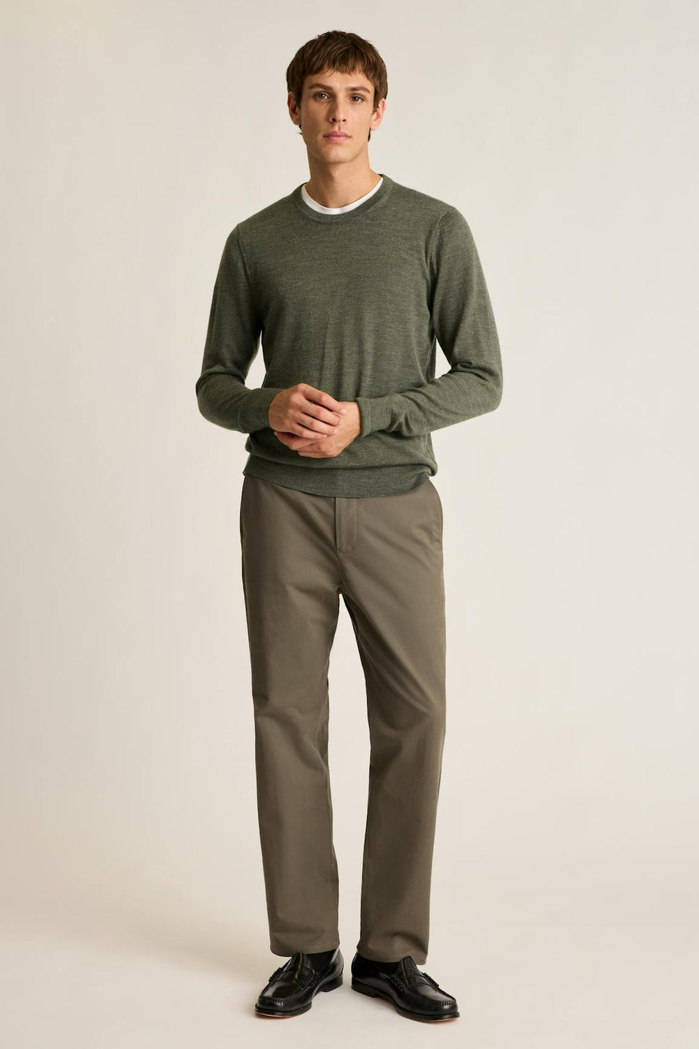 Washable Merino Crew Neck Sweater