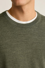 Washable Merino Crew Neck Sweater