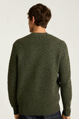 Merino Blend Cable Cardigan