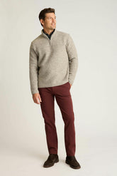 Italian Wool Fleece Quarter Zip