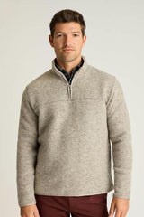 Italian Wool Fleece Quarter Zip