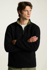Italian Wool Fleece Quarter Zip