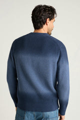 Cotton Cashmere Dip Dye Cardigan