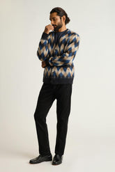 Italian Brushed Wool Cardigan