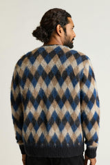 Italian Brushed Wool Cardigan