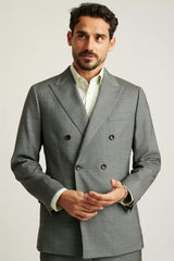 Jetsetter Italian Wool Double Breasted Blazer