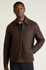 Italian Brushed Wool Deck Jacket
