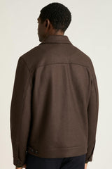 Italian Brushed Wool Deck Jacket