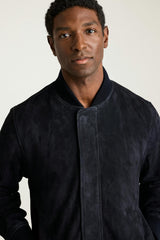 The Suede Bomber Jacket
