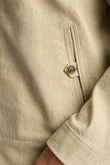 Aviator Linen Cotton Bomber
