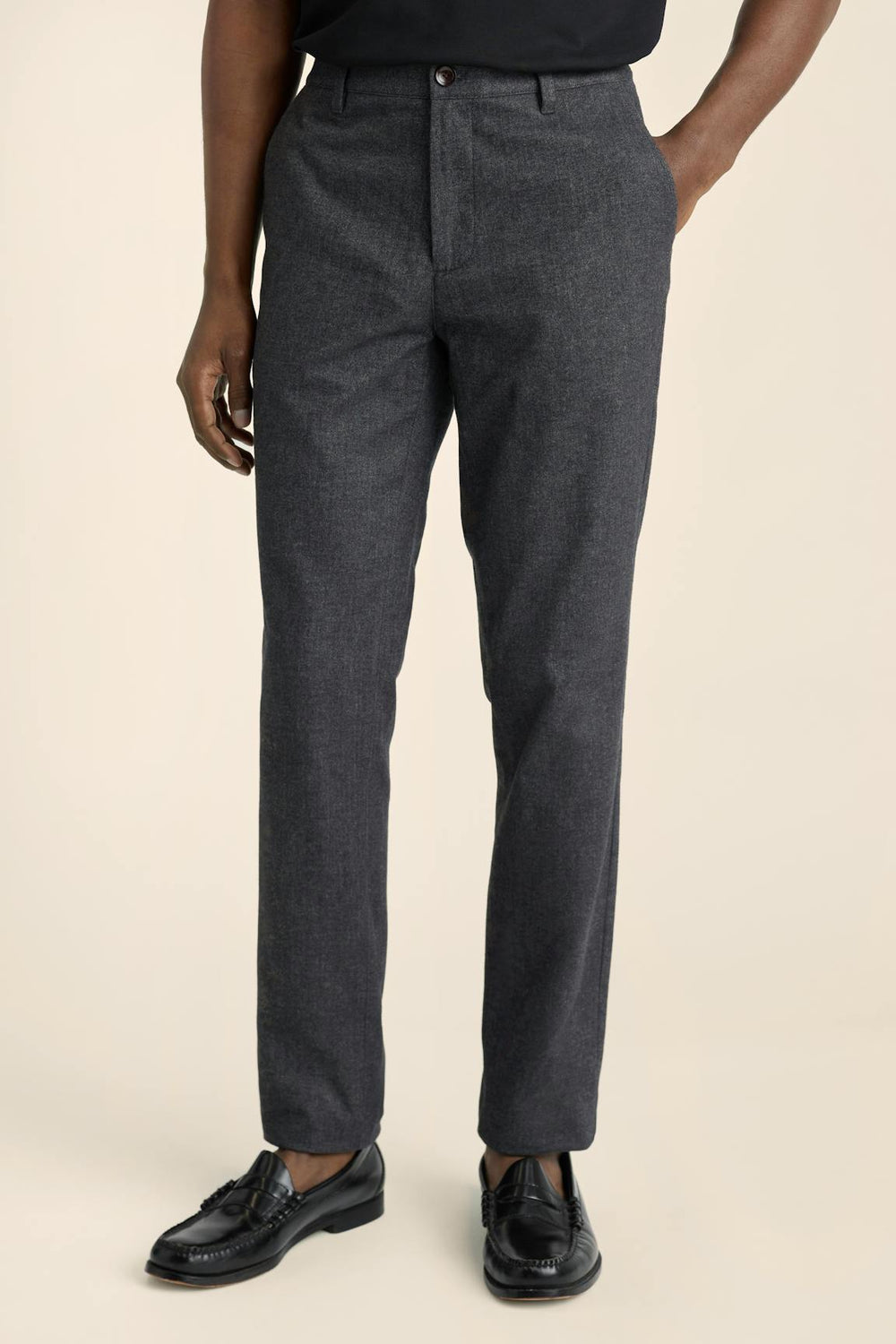 Brushed Herringbone Chino