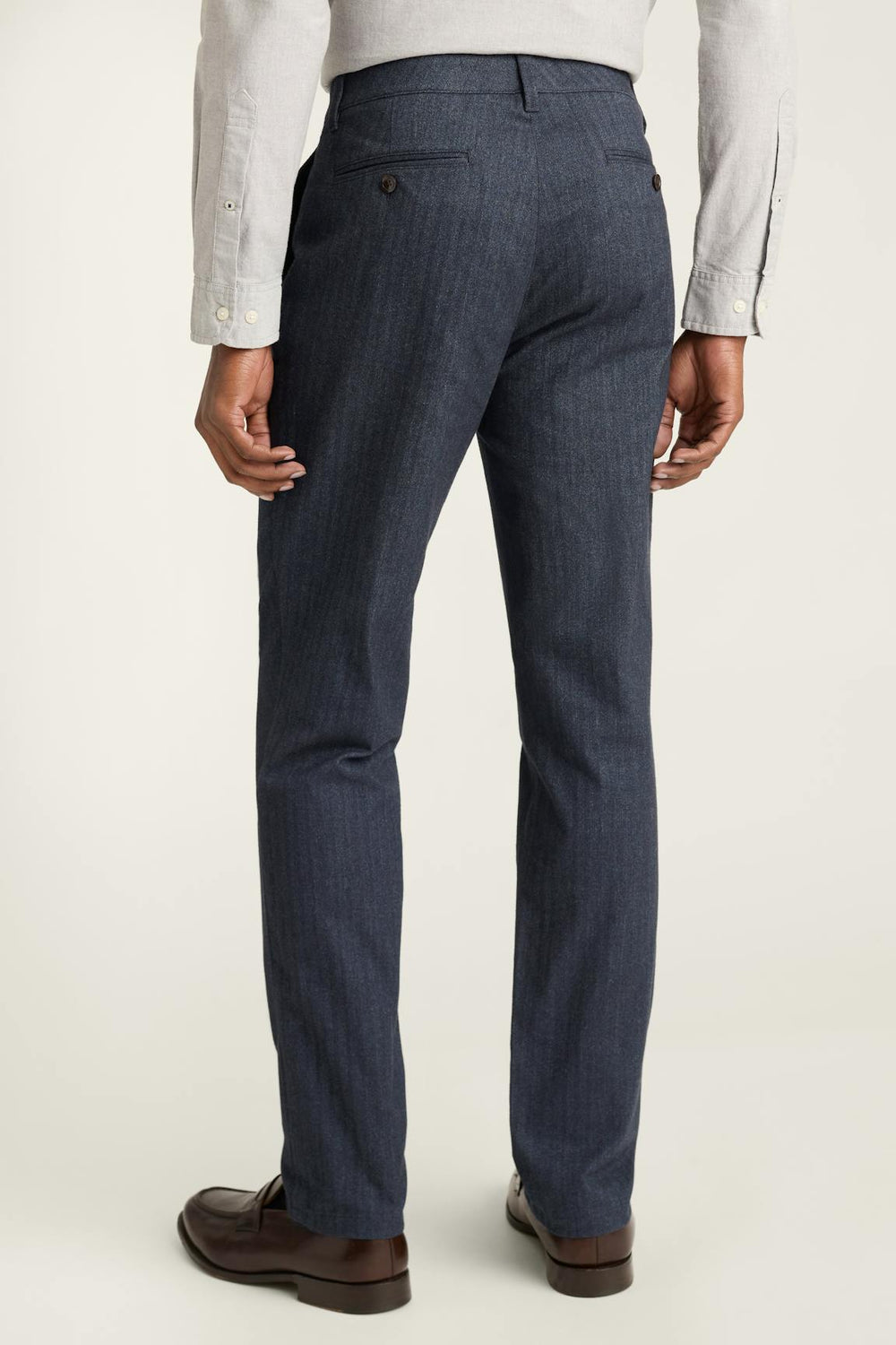 Brushed Herringbone Chino