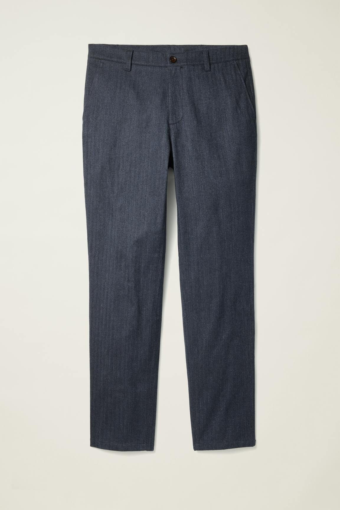 Brushed Herringbone Chino