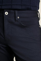 Italian Textured 5-Pocket Pants