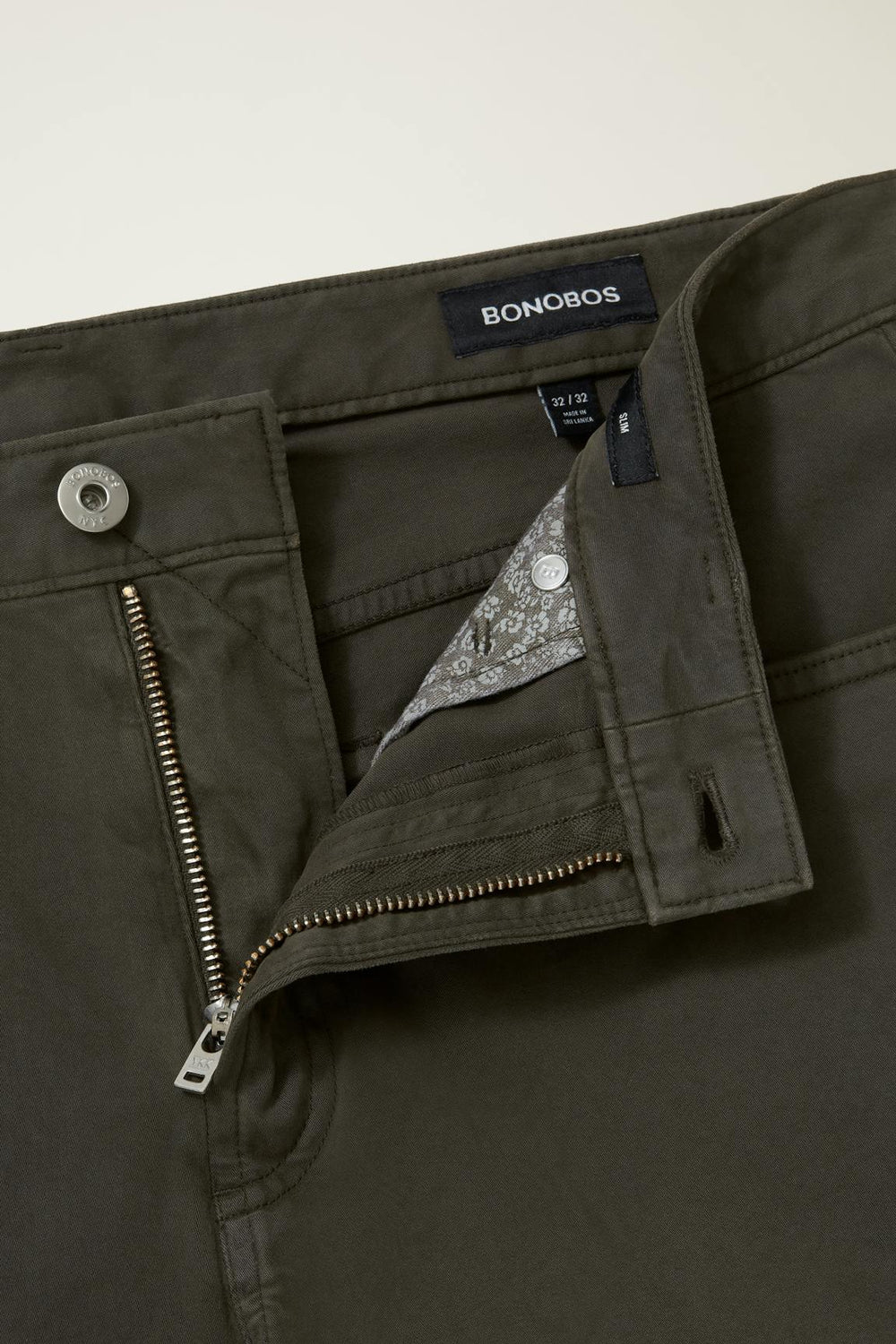 Italian Brushed 5-Pocket Pants