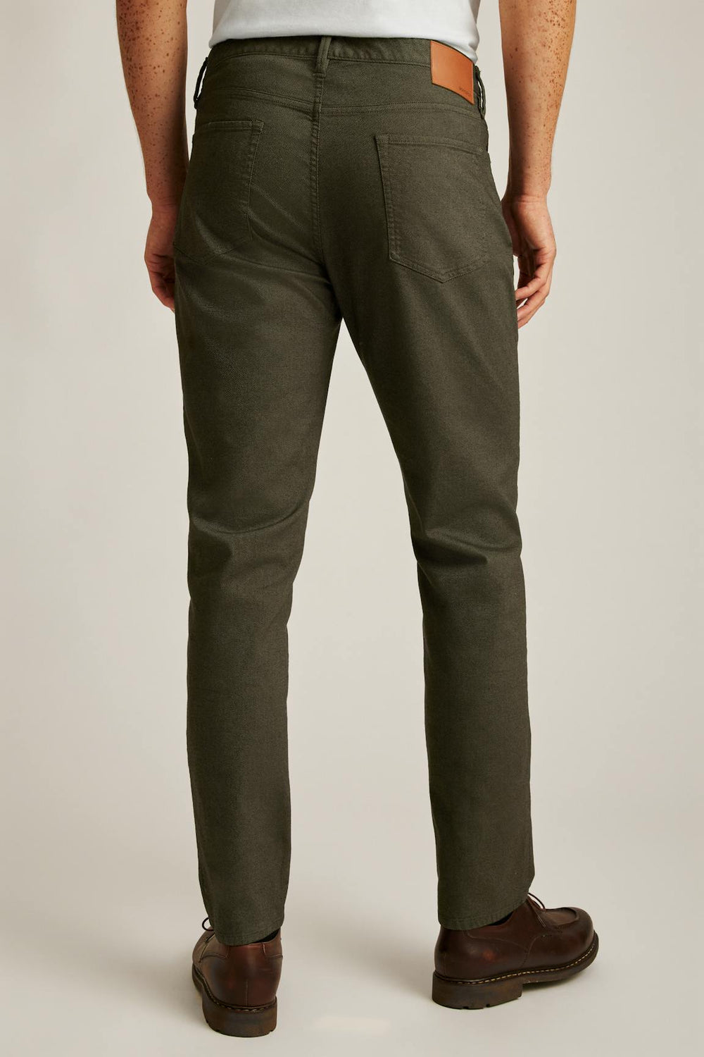 Italian Textured 5-Pocket Pants