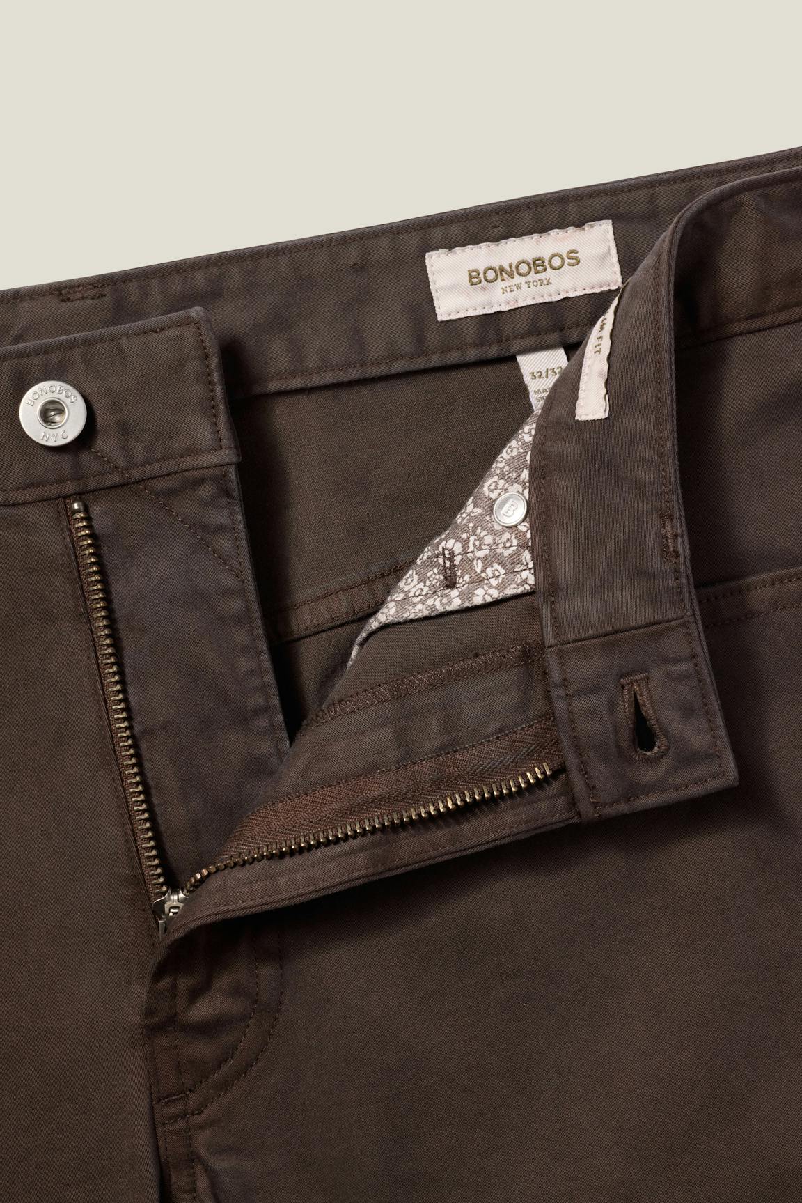 Italian Brushed 5-Pocket Pants