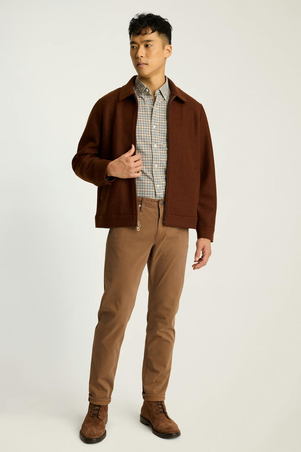 Italian Brushed 5-Pocket Pants