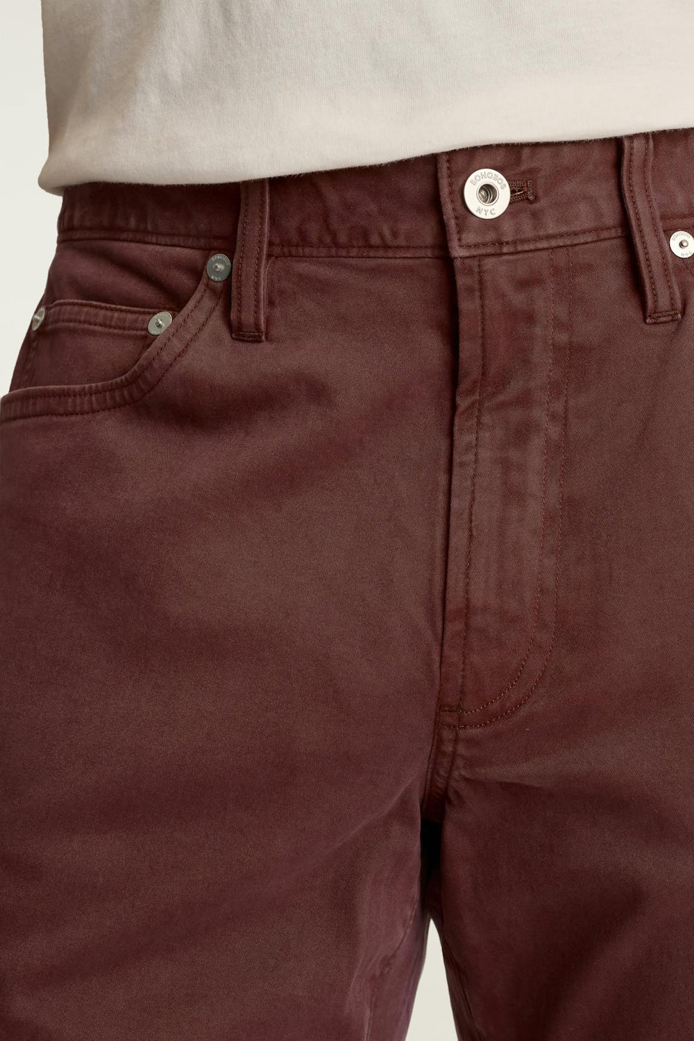 Italian Brushed 5-Pocket Pants