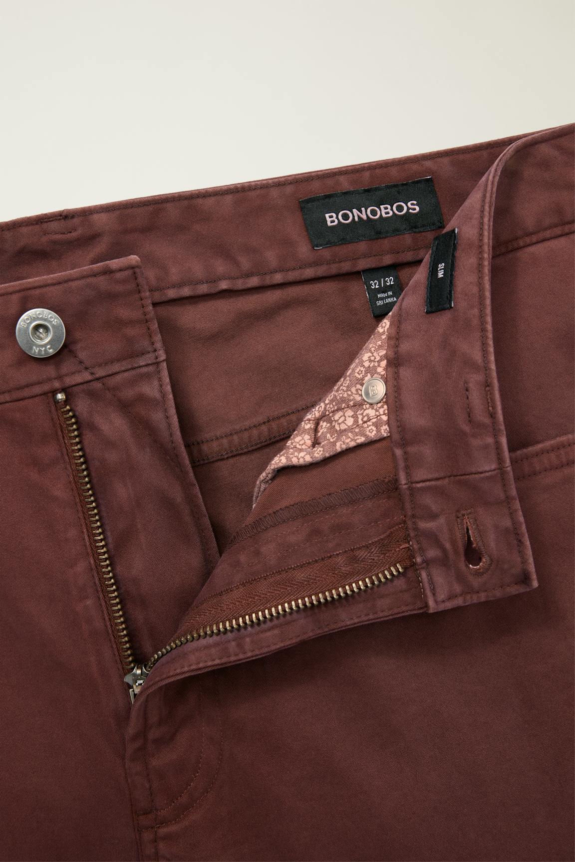 Italian Brushed 5-Pocket Pants