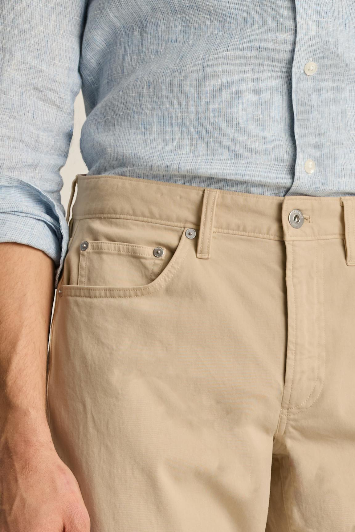 Italian Brushed 5-Pocket Pants