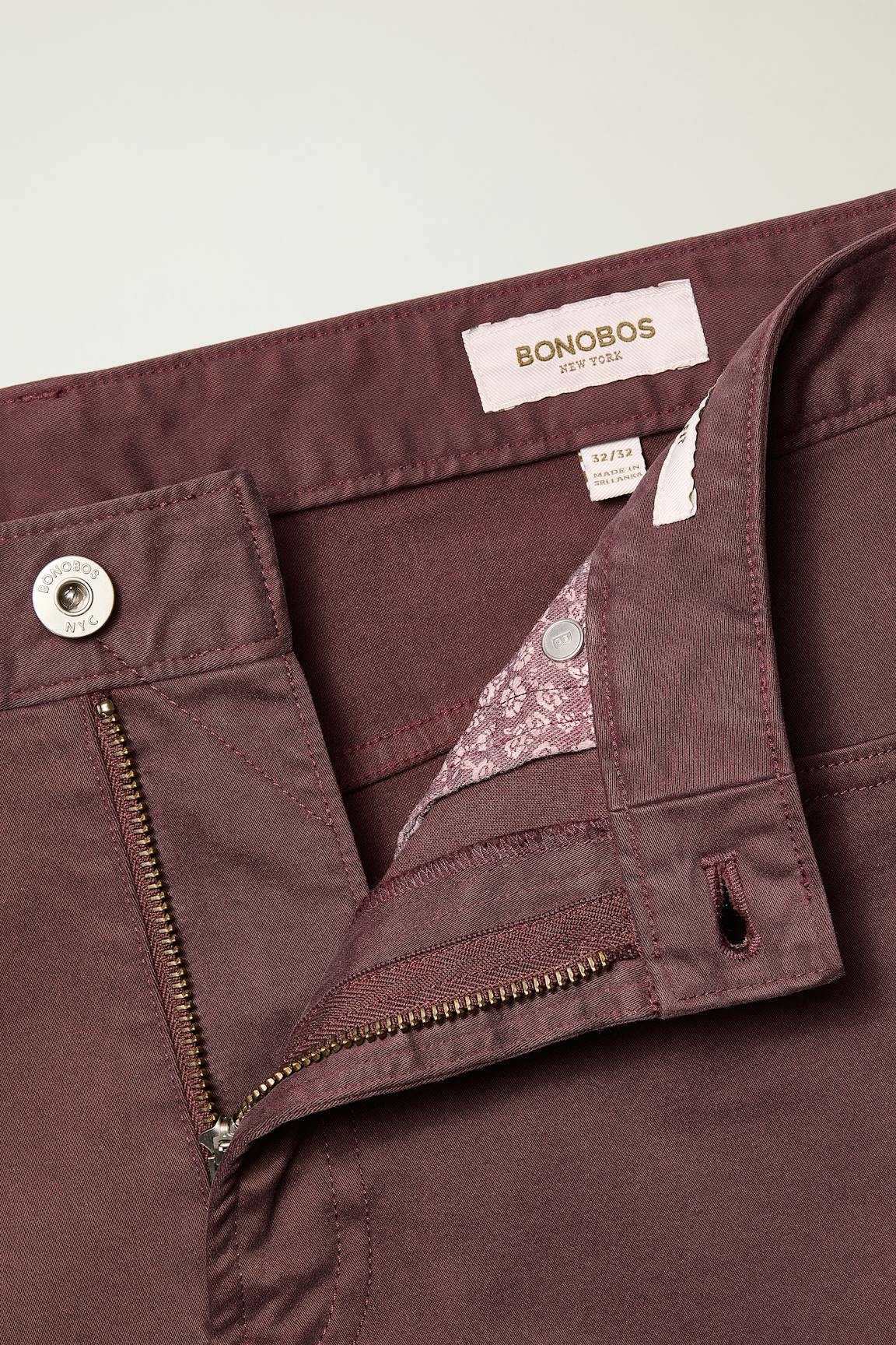 Italian Brushed 5-Pocket Pants