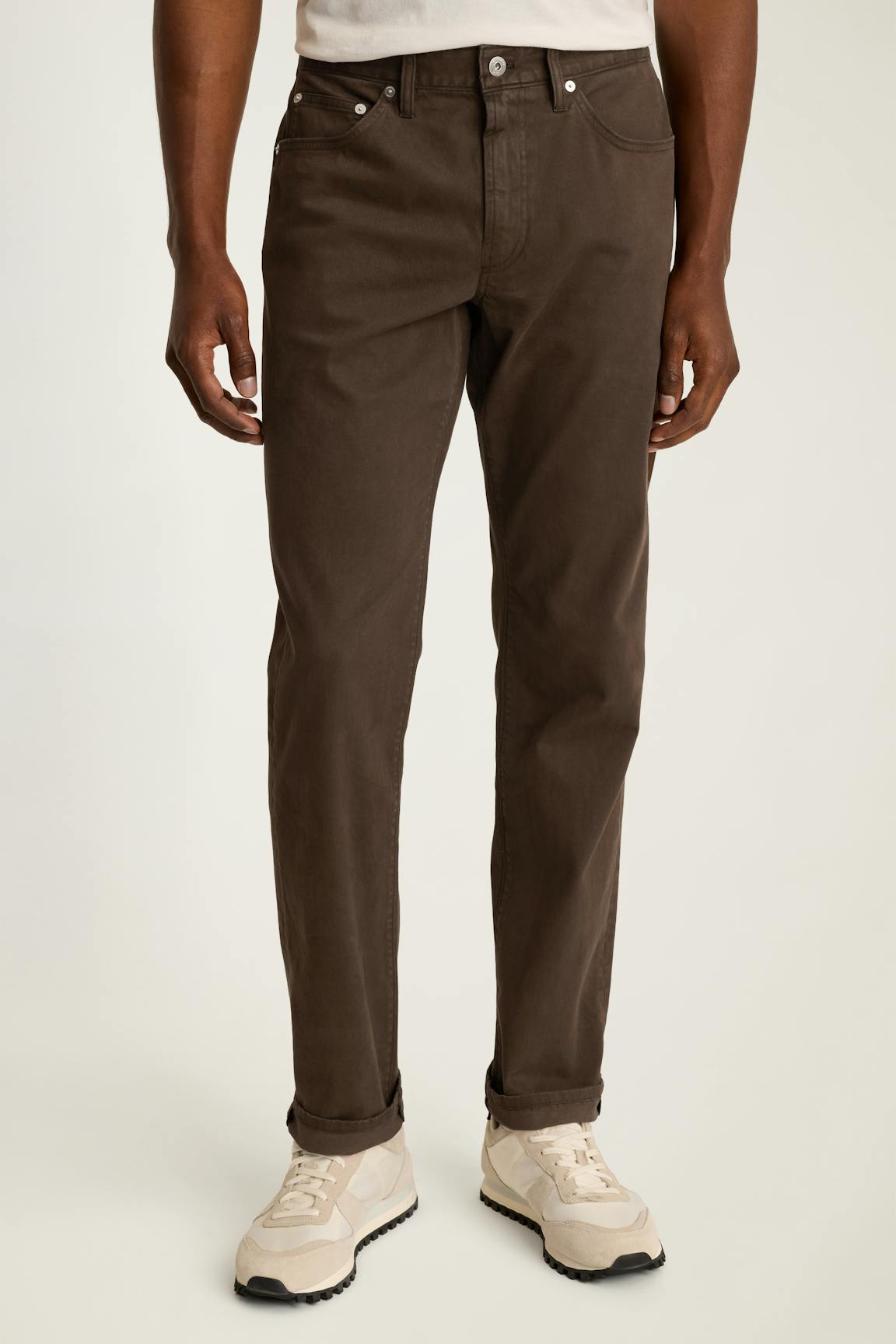 Italian Brushed 5-Pocket Pants