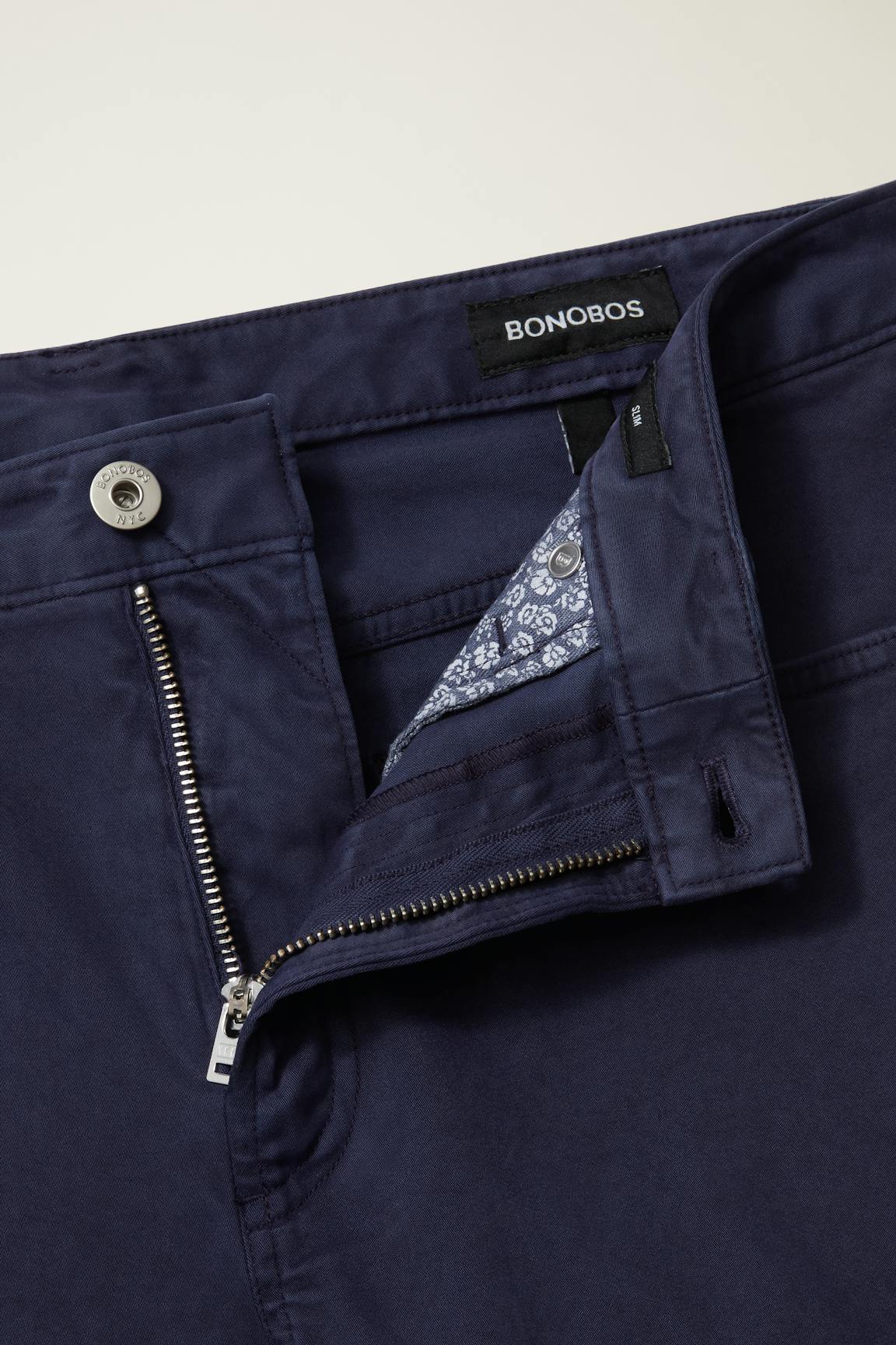 Italian Brushed 5-Pocket Pants
