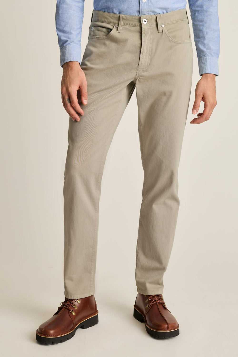 Italian Brushed 5-Pocket Pants