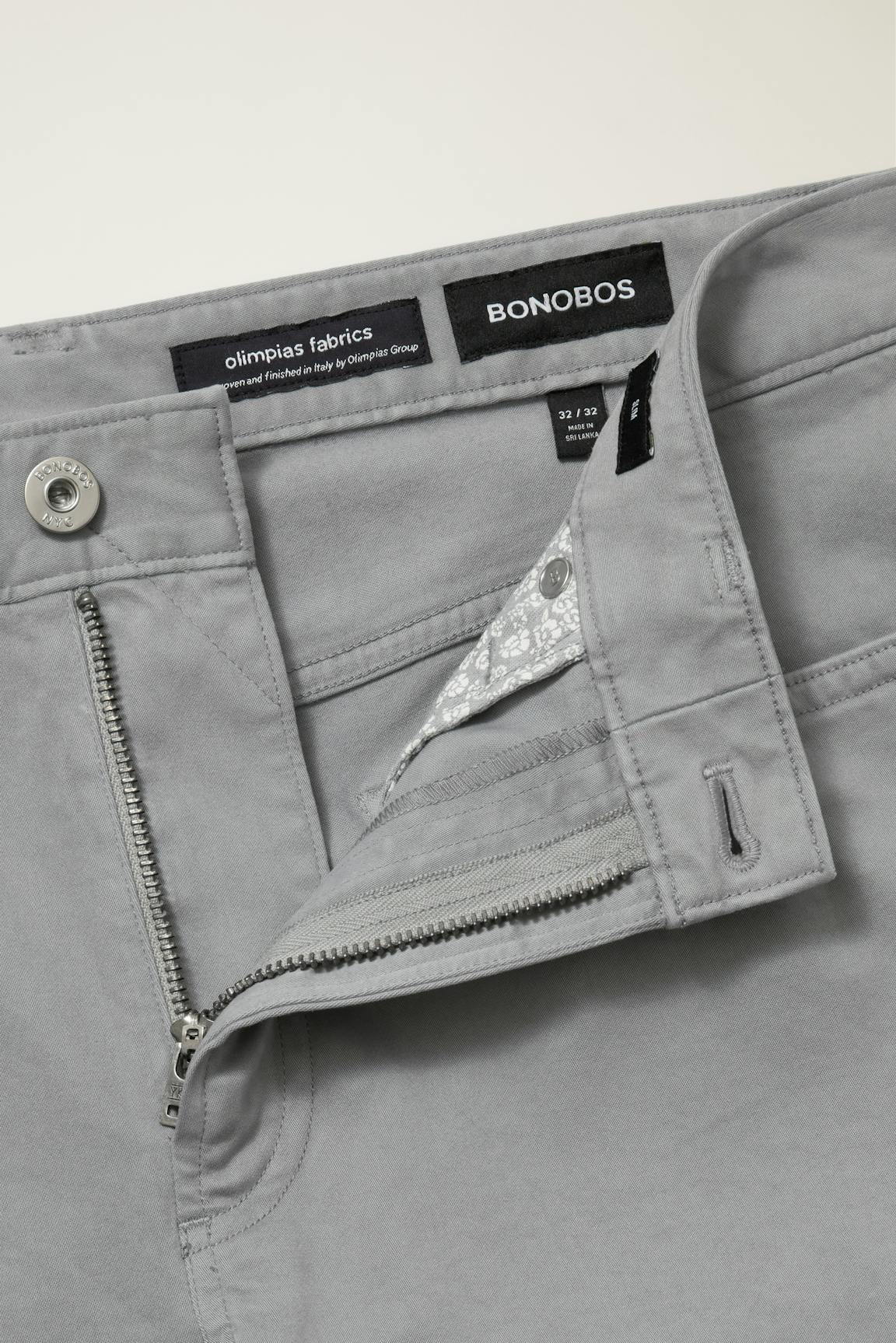 Italian Brushed 5-Pocket Pants