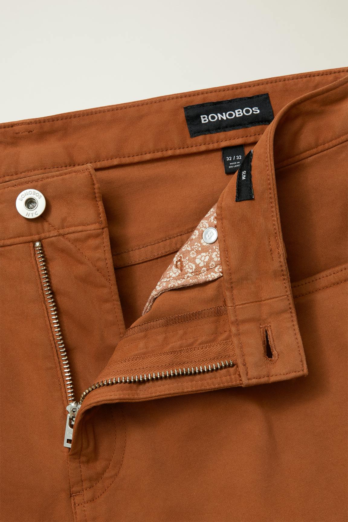 Italian Brushed 5-Pocket Pants