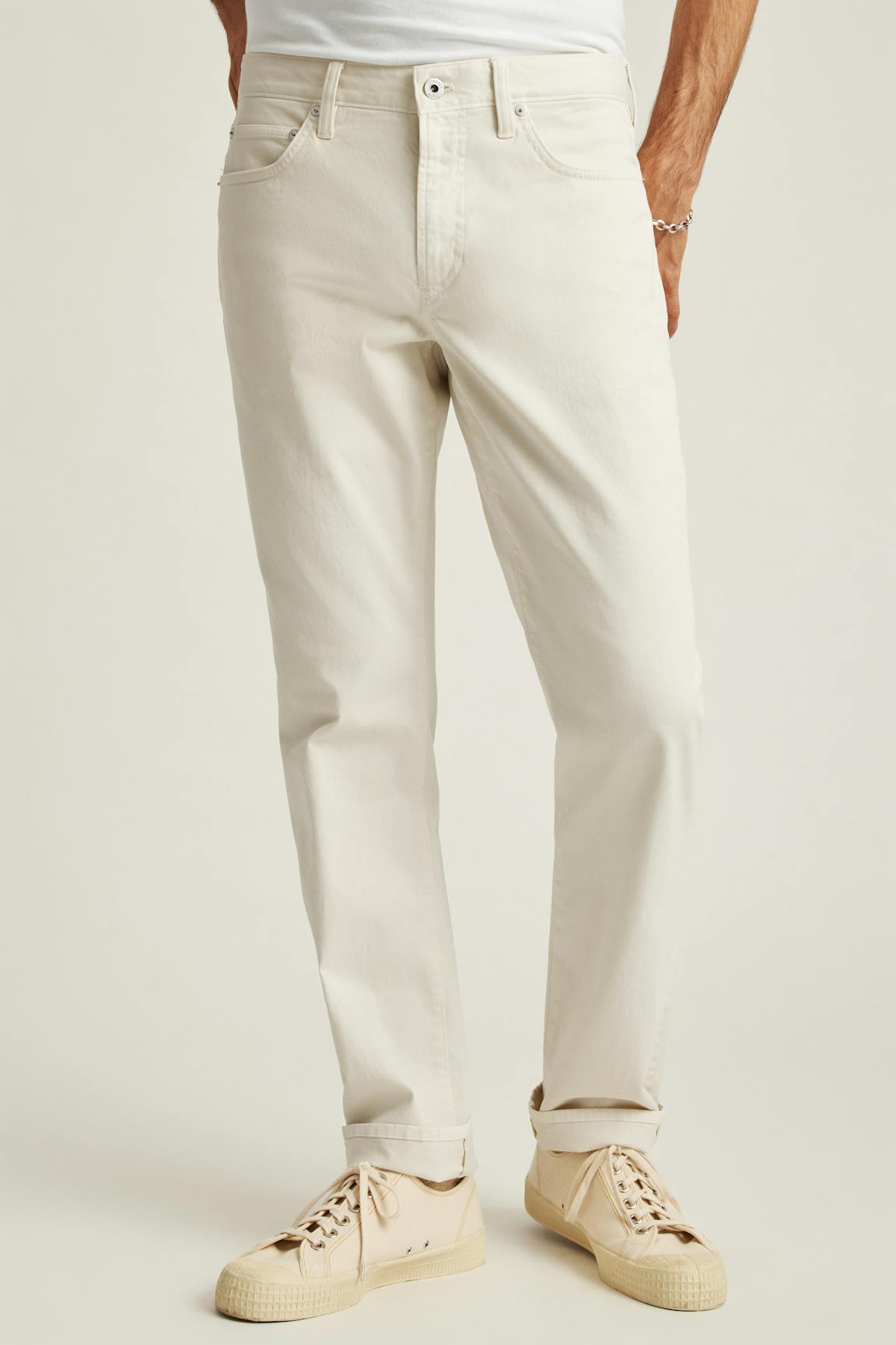 Italian Brushed 5-Pocket Pants