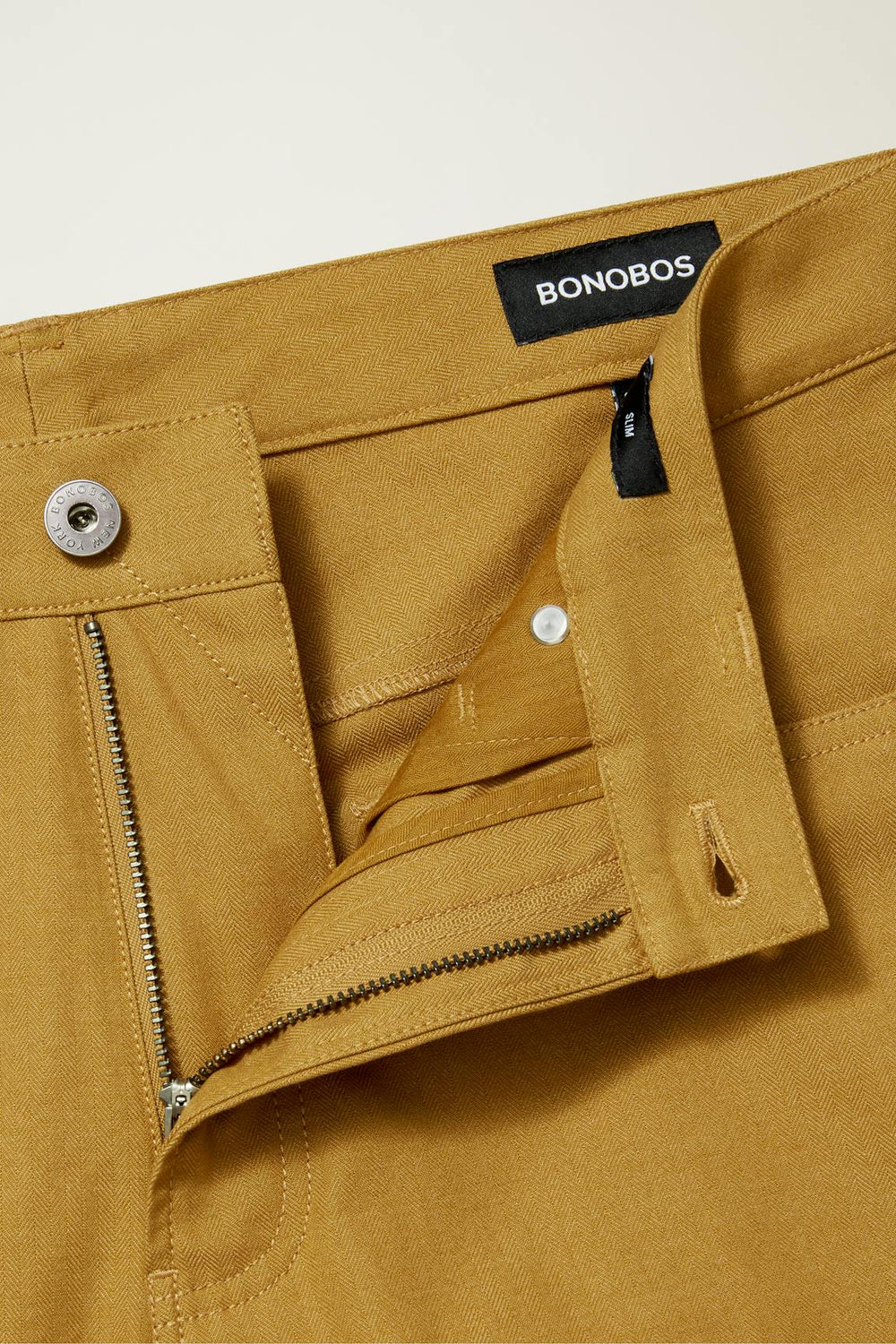 Herringbone 5-Pocket Pants