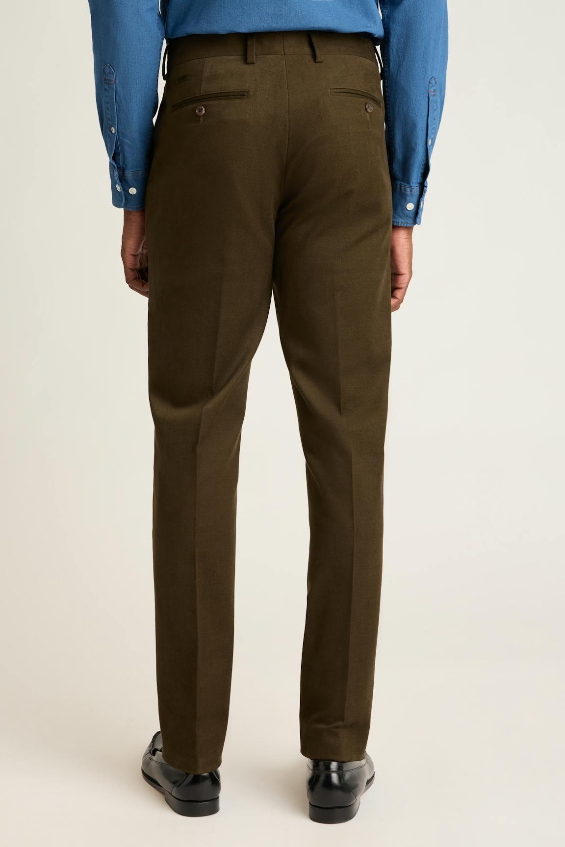 Jetsetter Italian Brushed Cotton Dress Pant
